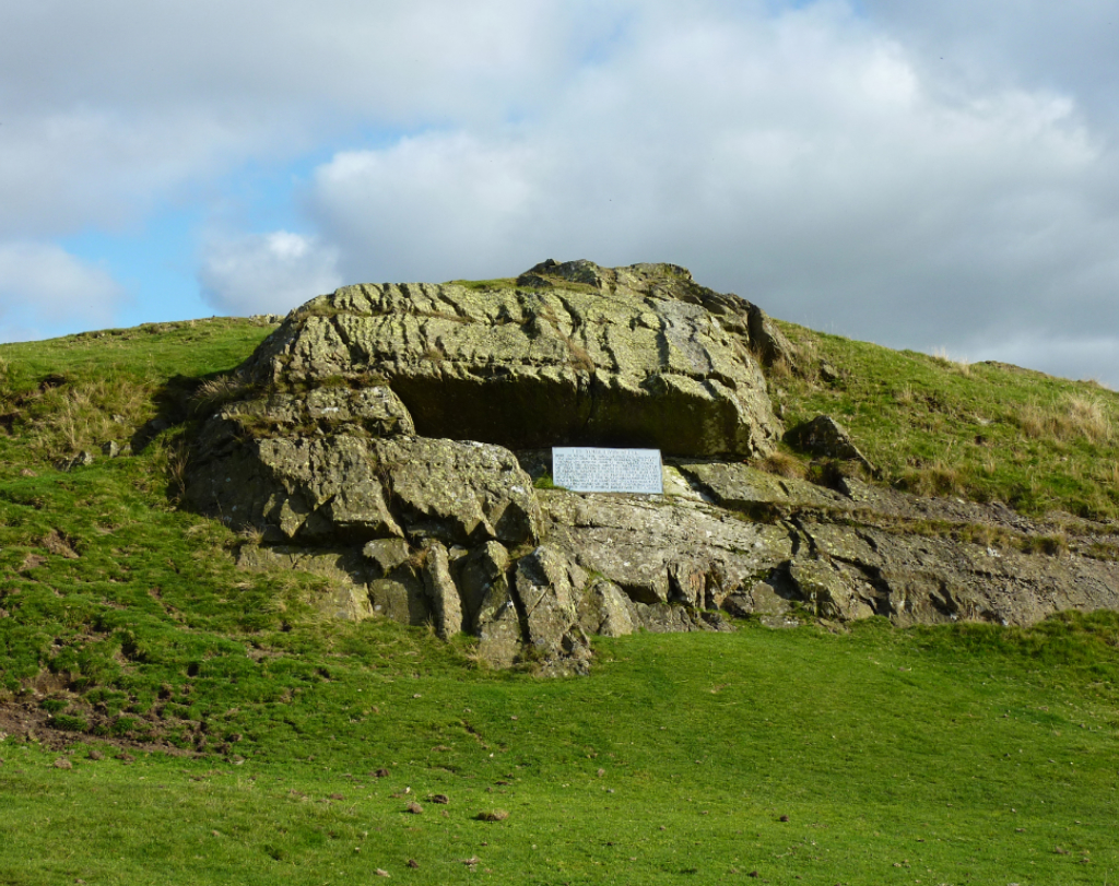 Fox’s pulpit on Firbank Fell, near sedburgh where it is believed George Fox preached in 1652.